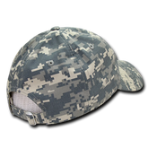 United States Tonal USA Flag Relaxed Fit ACU Digital Camo Tactical Hat, Military Cap by Rapid Dominance